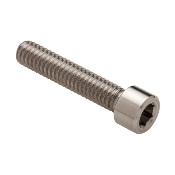 M12 Socket Head Cap Screw, Plain Titanium, 50 mm Length