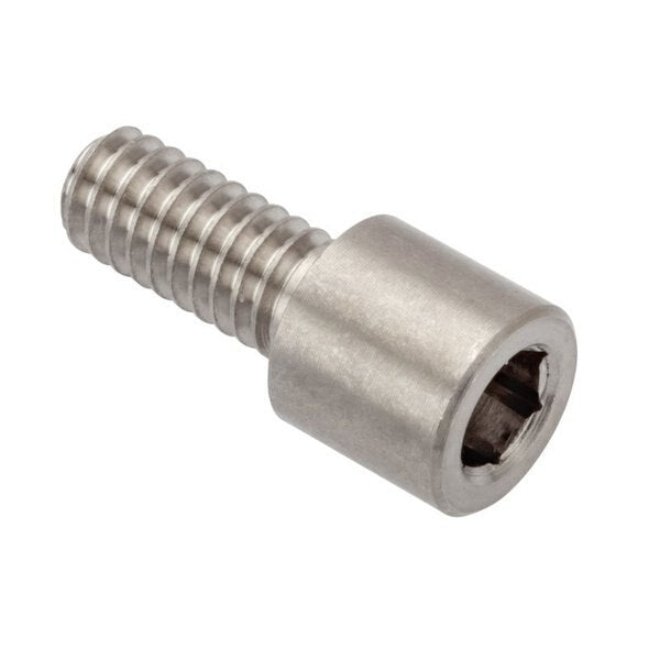 #8-32 Socket Head Cap Screw, Plain 18-8 Stainless Steel, 3/8 in Length