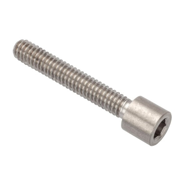 #8-32 Socket Head Cap Screw, Plain 18-8 Stainless Steel, 1 in Length