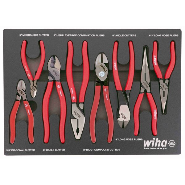 Classic Grip Pliers and Cutters Tray 8pc