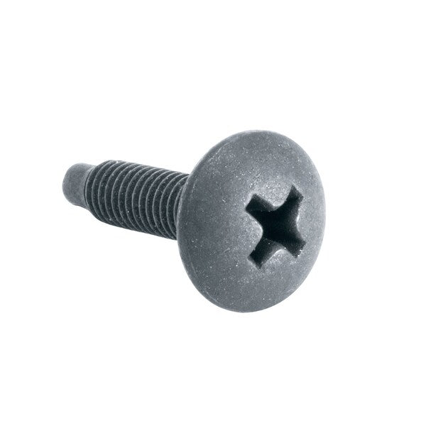 #10-32 x 3/4 in Phillips Truss Machine Screw, Plain Steel, 500 PK