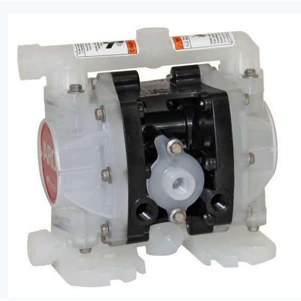 Diaphragm Pump, 5.3 Gpm, Kynar Pvdf, Pvdf/P