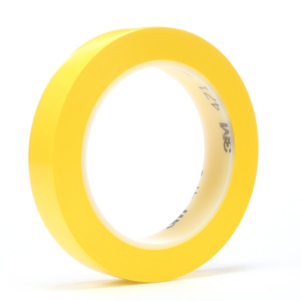 Vinyl Tape 471, Yellow, 1 1/2