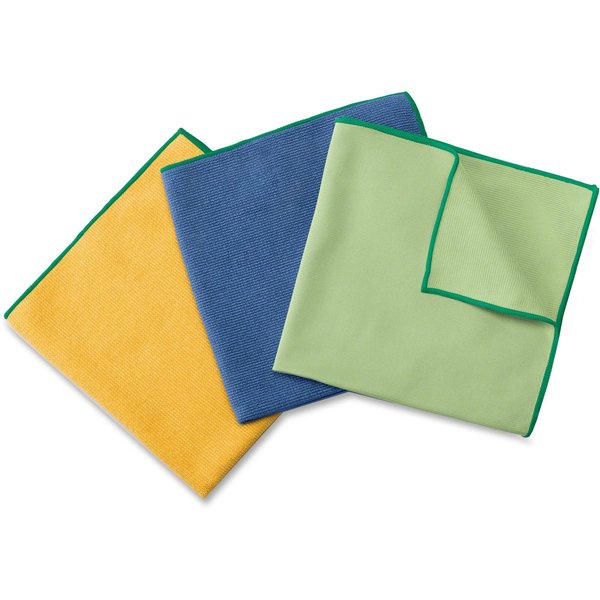 Microfiber Cleaning Cloth, Blue, 6PK