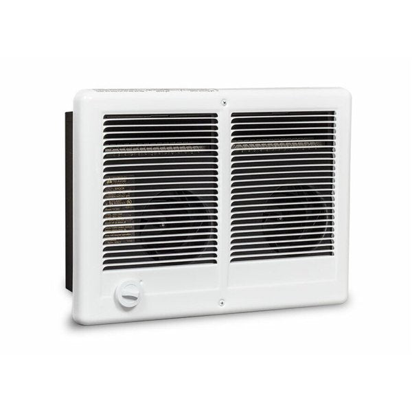 Recessed Electric Wall-Mount Heater, Recessed or Surface, 4000/3000W W, 240V AC, Black
