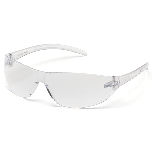 Safety Glasses, Clear Polycarbonate Lens, Scratch-Resistant