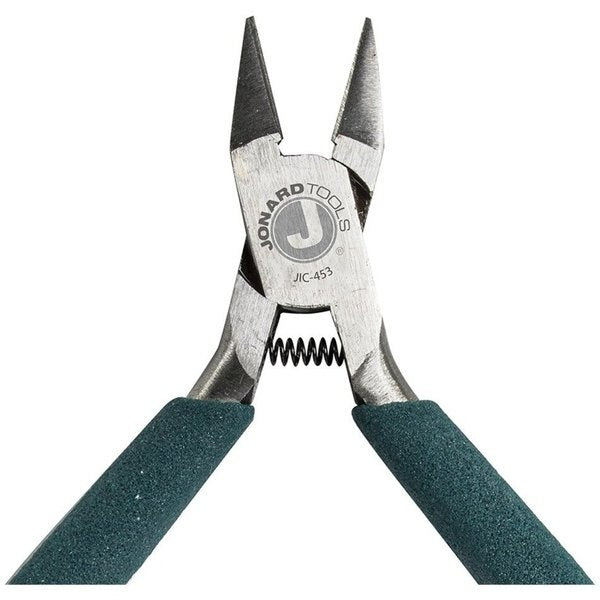 4 1/2 in Diagonal Cutting Plier Semiflush Cut Oval Nose Uninsulated