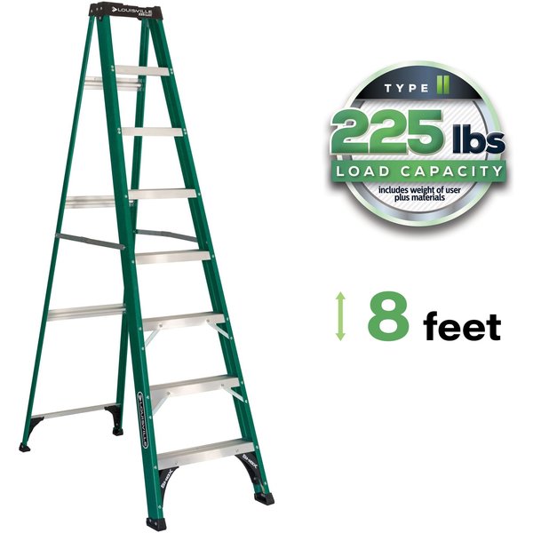 8 ft Fiberglass Stepladder