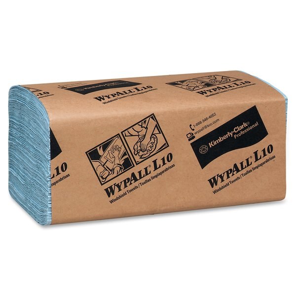 Dry Wipe, Blue, Paper, 16 PK, 140 Wipes, 9 1/4 in x 10 1/2 in