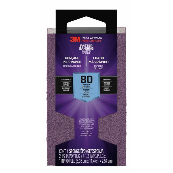 Sanding Sponge, Medium, 2 1/2