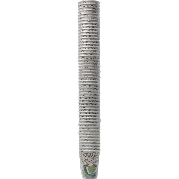 Disposable Hot Cup, 12oz, BRN/GR/WH, PK1000
