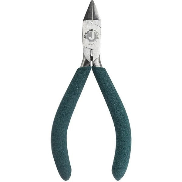 4 1/2 in Diagonal Cutting Plier Semiflush Cut Oval Nose Uninsulated