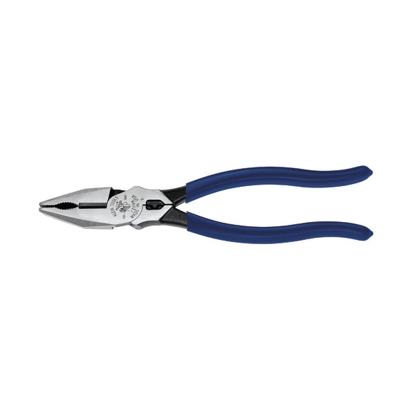 8 5/8 in Linemans Plier High Leverage w/ Wire Crimper, Steel