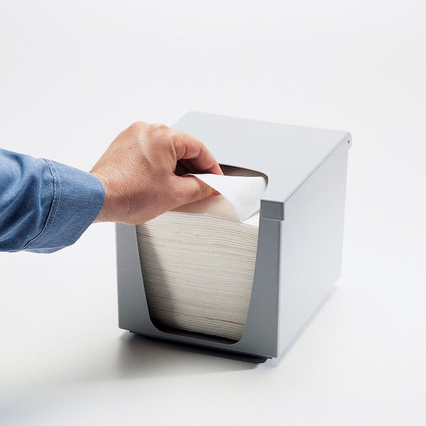 1/4 Countertop Wiper Dispenser, Gray