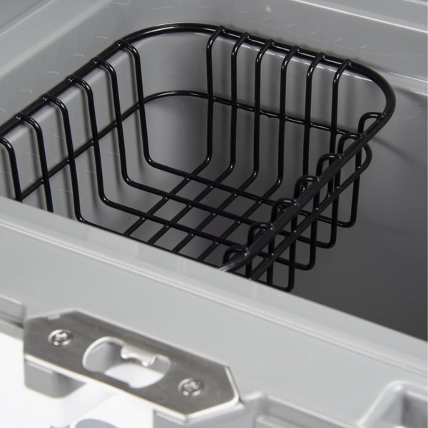 Chest Cooler, 24.0 qt. Cap., White/Gray
