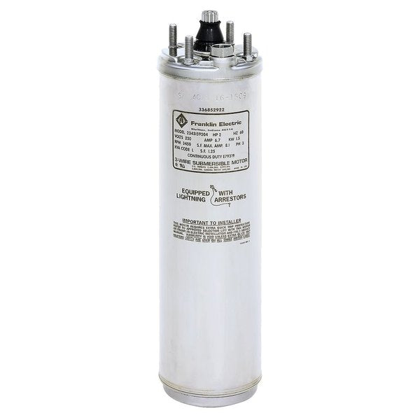 Pump Motor, 5A Full Load, 10-1/8