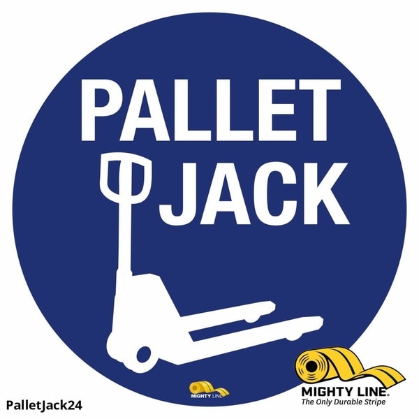 Pallet Jack, Floor Sign, Industrial Stre, PALLETJACK24