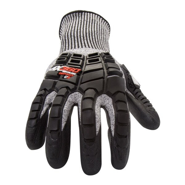 Cut Resistant Impact Coated Gloves, 5 Cut Level, Foam Nitrile, S, 1 PR