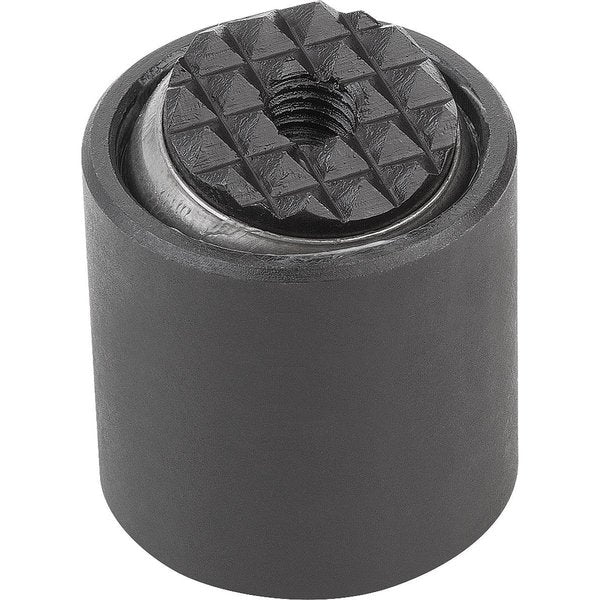 Self-Aligning Pads With O-Ring D1=19, Form:F Carbon Steel, Interchangable Insert, Comp:Carbon Steel