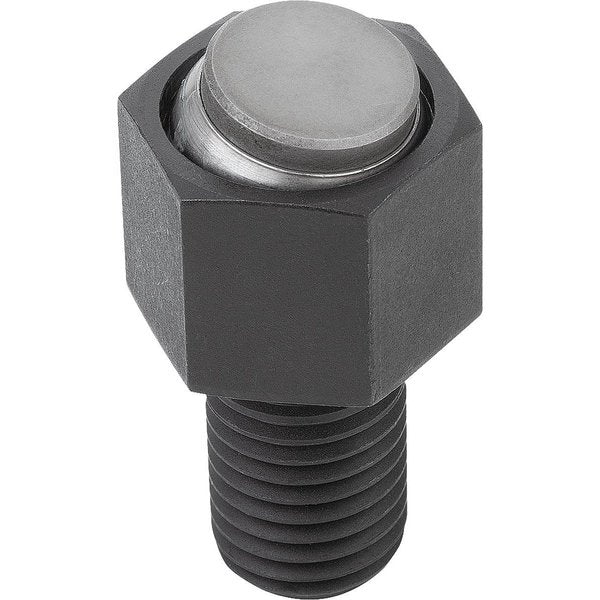 Self-Aligning Pads W O-Ring, Form:E Carbon Steel, Interchangable Insert, Comp:Stainless Steel, Sw=36