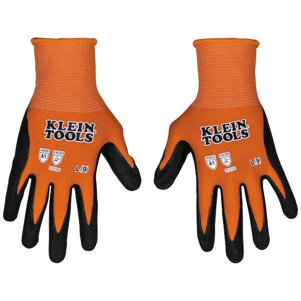 Knit Dipped Gloves, Cut Level A1, Touchscreen, Large