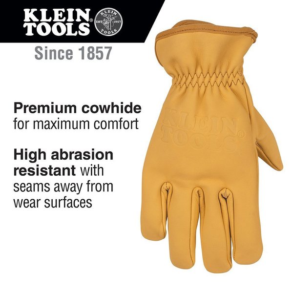 Cowhide Leather Gloves, X-Large