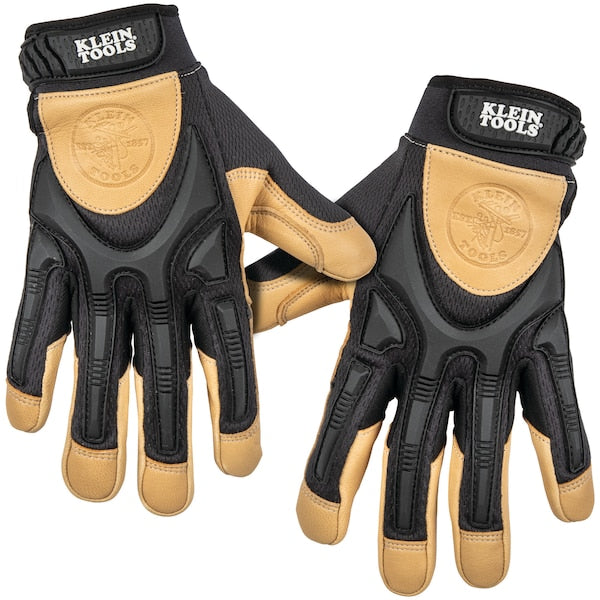 Leather Work Gloves, Large, Pair