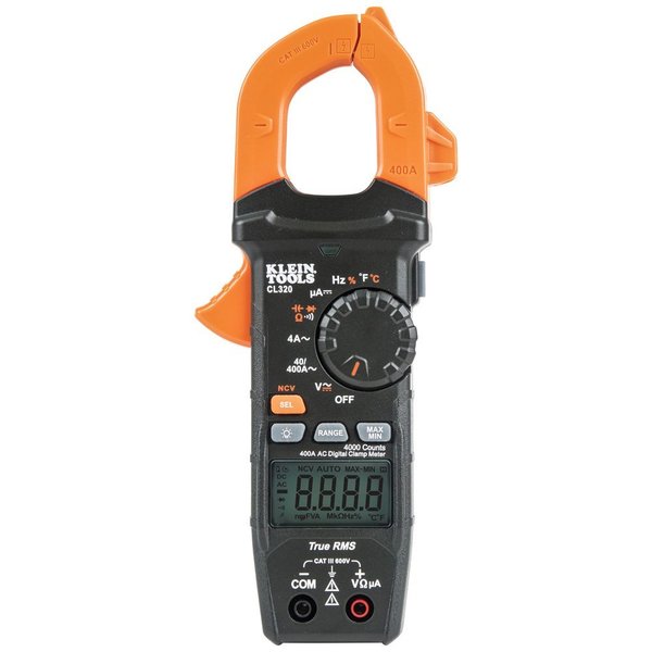 HVAC Digital Clamp Meter, AC Auto-Ranging 400 Amp