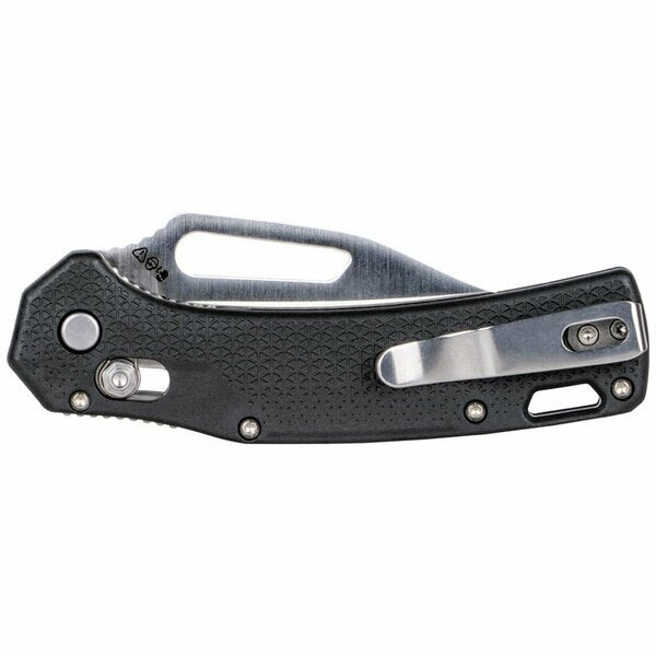KTO Resurgence Knife, Clip Point Blade, Black Handle