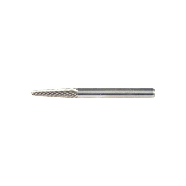 Carbide Bur - 14° Taper, SGL Cut - 1/8