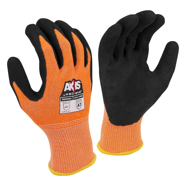 Cut Resistant Coated Gloves, A6 Cut Level, Nitrile, S, 1 PR