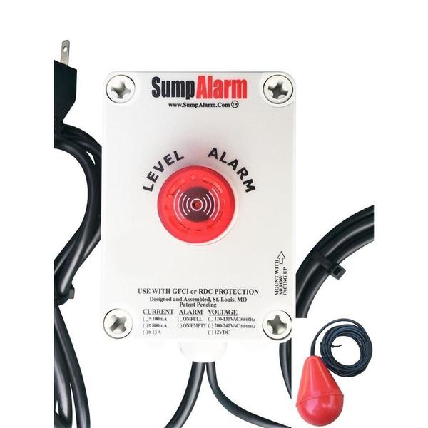 In/Outdoor Pump/High Water Alarm, 120V, 20' Heavy Float