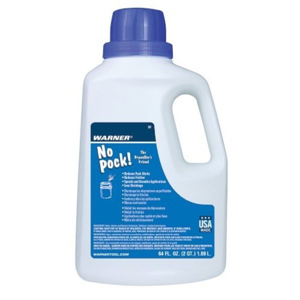 No Pock Pro Drywall Compound Additive, White, Bottle, 64 oz