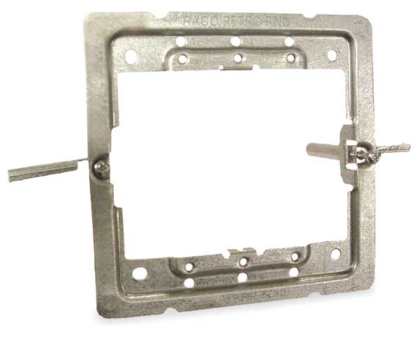 Box Support, Retro Ring, 4 In, 2-Gang