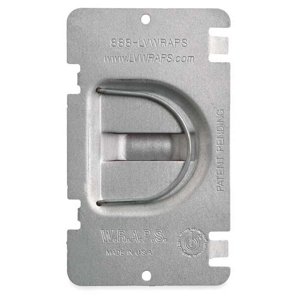Electrical Box Cover, Flat, 5-1/4 in.