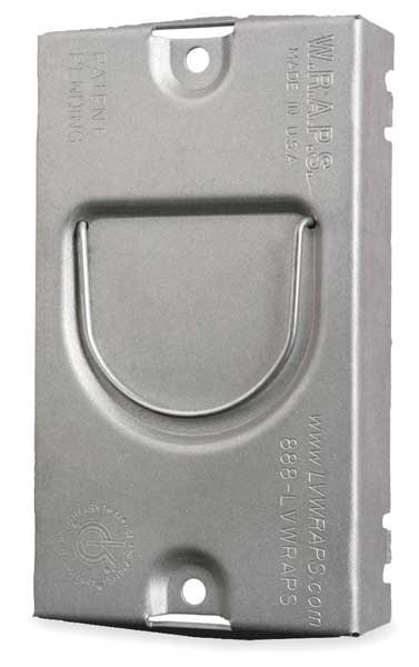 Electrical Box Cover, Raised, 5-1/4 in.