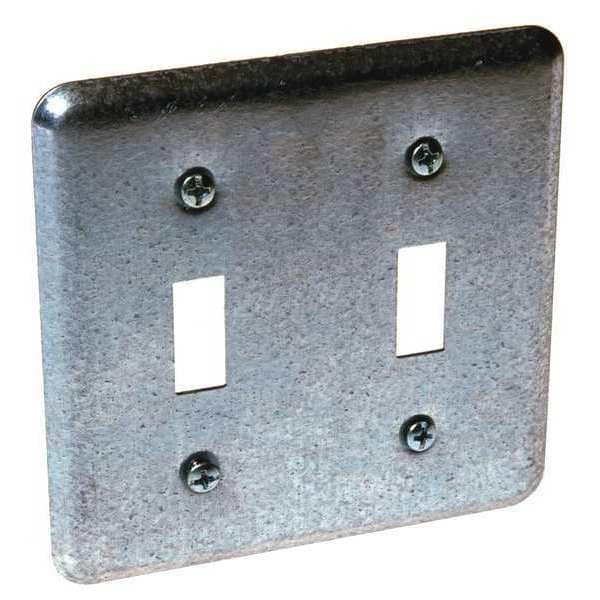 Electrical Box Cover, 2 Toggle Switches