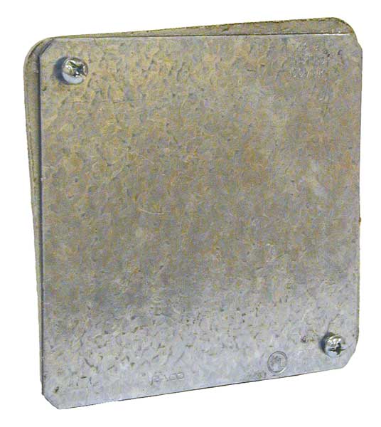 Electrical Box Cover, Galvaznized Steel