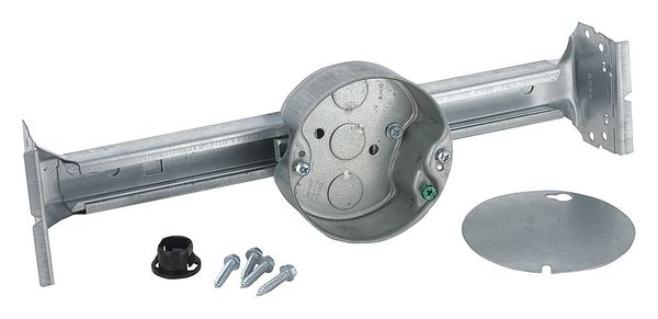 Electrical Box, Round Ceiling Pan