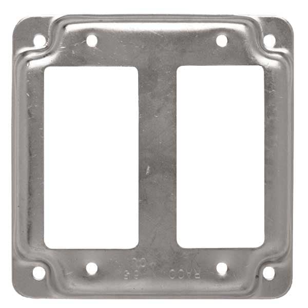 Electrical Box Cover, Square, GFCI, 2Gang