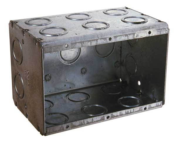 Electrical Box, Masonry, 67.3 cu. In., 3 Gang