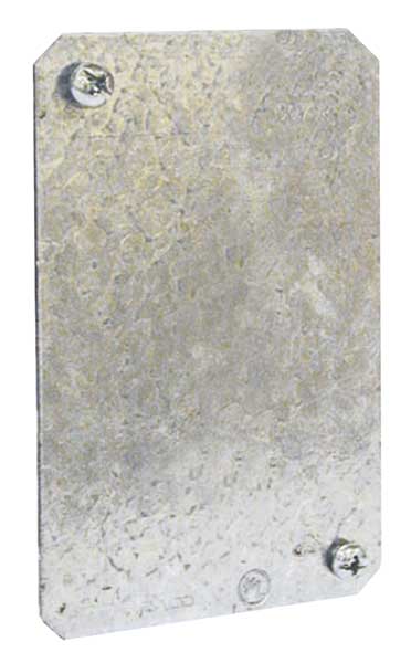 Electrical Box Cover, Blank, 3-3/4 in.