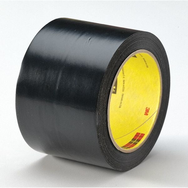 Marking Tape, Roll, 3In W, Black/White, PK12