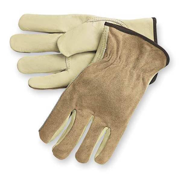 Leather Drivers Gloves, Cowhide, XL, PR