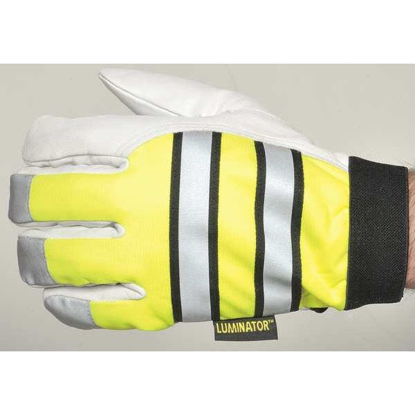 Hi-Vis Cold Protection Mechanics Gloves, Thermosock Lining, XL
