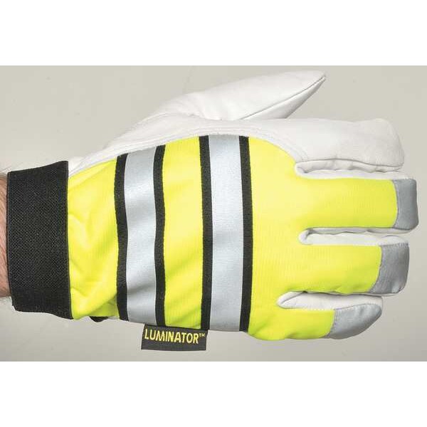 Hi-Vis Cold Protection Mechanics Gloves, Thermosock Lining, XL