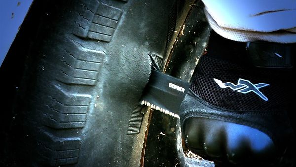 Fixed Blade Knife, Black SS, 4 7/8 In