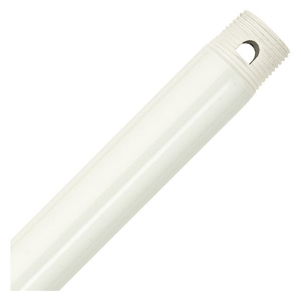 Ceiling Fan Downrod, 24 In. L, White
