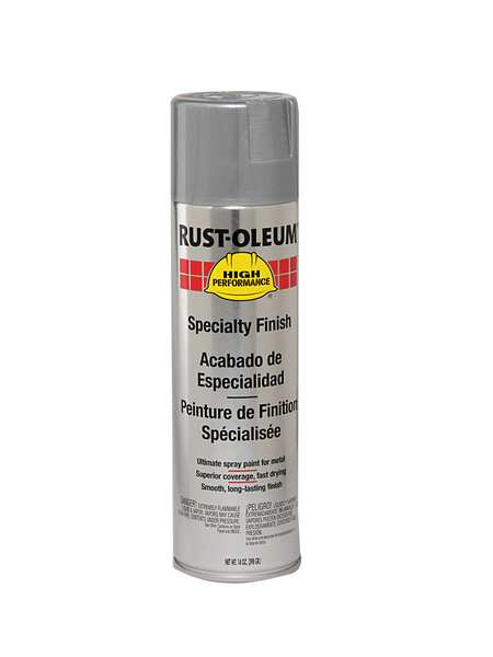 Rust Preventative Spray Paint, Silver Aluminum, Gloss, 14 oz