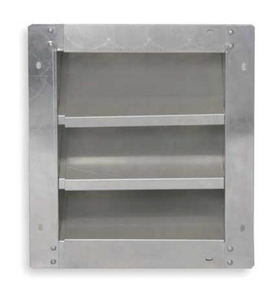 Louver, Adj w/ 40 to 52 In, Aluminum